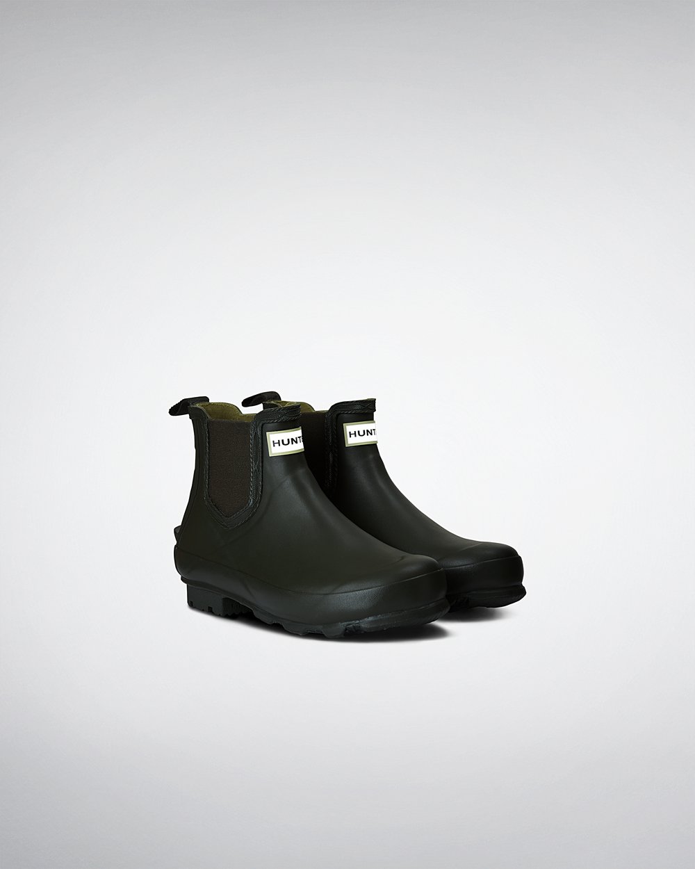 Botas Chelsea Hunter Mujer Verde Oscuro Oliva Norris 084312-GIA